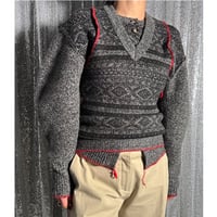 【PROVOKE】fair isle vest