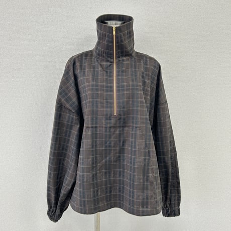 【PROVOKE】half zip check shirt
