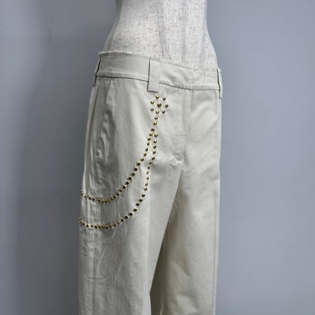 【ARCHIVE STANCE】chain studs  skater  pants