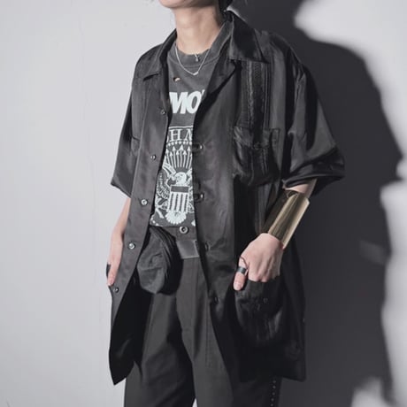 【ARCHIVE STANCE】 cupro cuba shirt JK