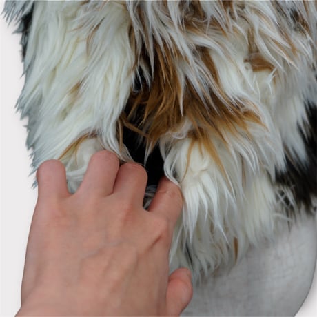 【ARCHIVE STANCE】mix shaggy fake fur JK