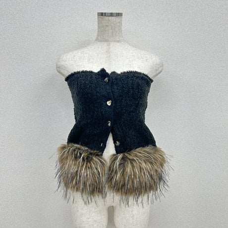 【PROVOKE】transform fake fur knit