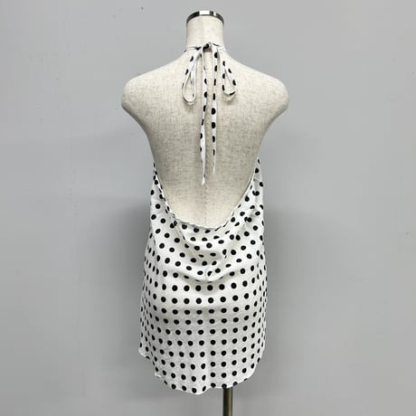 【PROVOKE】dot holter neck tunic