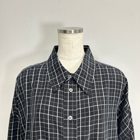 【PROVOKE】cupro check big shirt