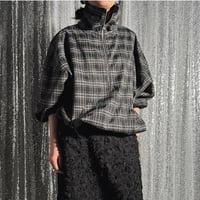 【PROVOKE】half zip check shirt