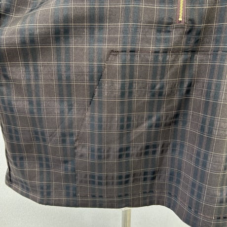 【PROVOKE】half zip check shirt