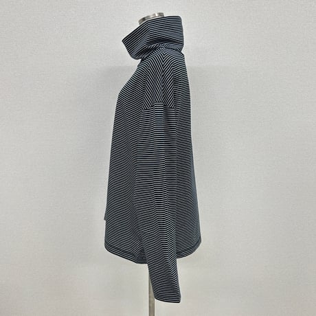 【ARCHIVE STANCE】 highneck border long sleeve Tee