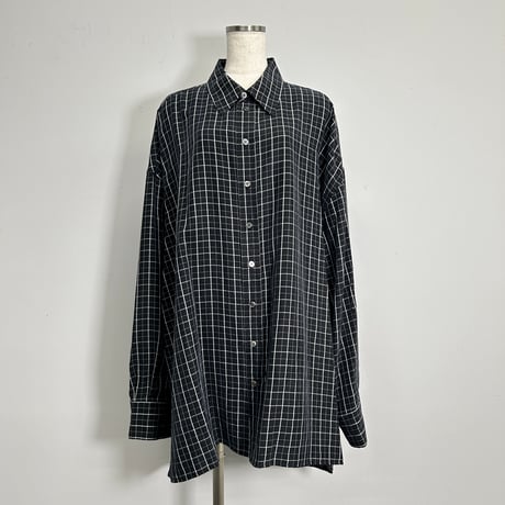 【PROVOKE】cupro check big shirt