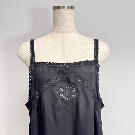 【ARCHIVE STANCE】cupro  lace  slip dress