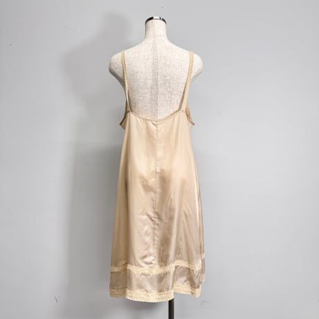【ARCHIVE STANCE】cupro  lace  slip dress