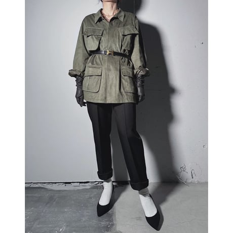 【ARCHIVE STANCE】fake suede military JK