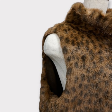 【ARCHIVE STANCE】fake fur mini vest