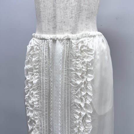 【ARCHIVE STANCE】washable cupro frill skirt