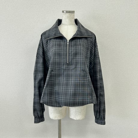 【PROVOKE】half zip check shirt