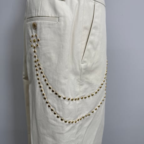 【ARCHIVE STANCE】chain studs  skater  pants