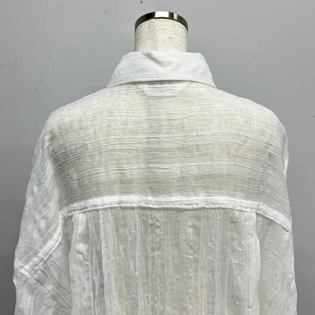 【PROVOKE】sheer check big shirt