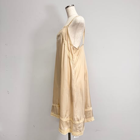 【ARCHIVE STANCE】cupro  lace  slip dress