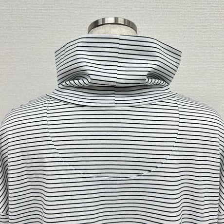 【ARCHIVE STANCE】 highneck border long sleeve Tee