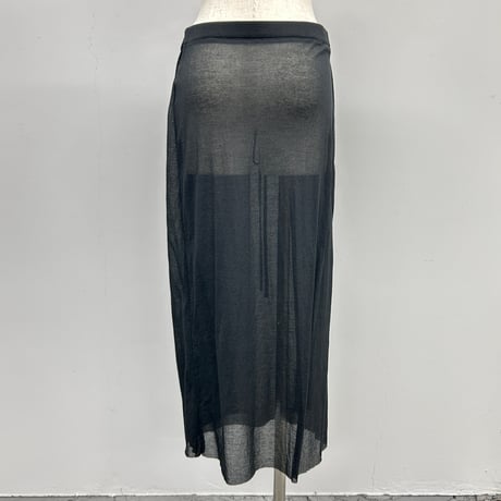 【PROVOKE】sheer wrap skirt