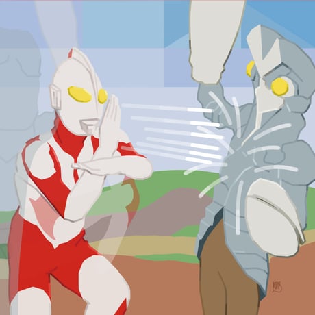 MCB-30-66 / ウルトラマンとバルタン星人 / MOTAS