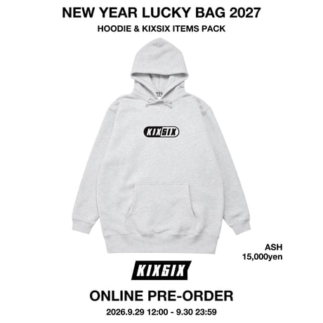 ＜受注販売限定商品＞NEW YEAR LUCKY BAG 2027 HOODIE PACK A (ASH)