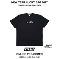 ＜受注生産限定商品＞NEW YEAR LUCKY BAG 2027 T-SHIRTS PACK A (BLACK)