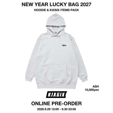 ＜受注販売限定商品＞NEW YEAR LUCKY BAG 2027 HOODIE PACK B (ASH)
