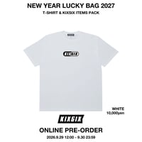 ＜受注生産限定商品＞NEW YEAR LUCKY BAG 2027 T-SHIRTS PACK A (WHITE)