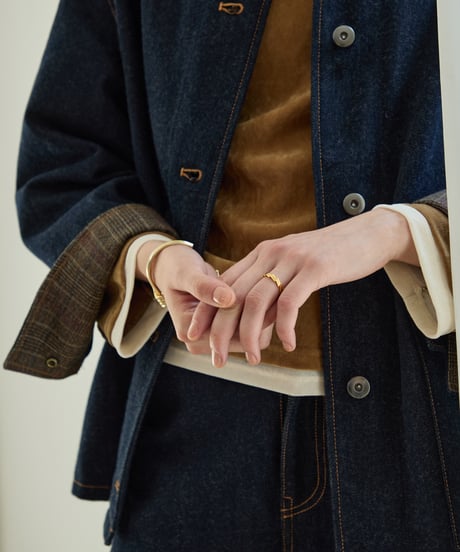 Wool Blend Denim Jacket