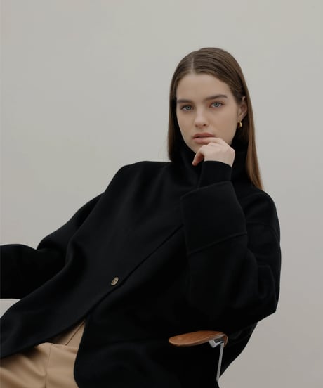 【PREMIUM LABEL】Cashmere Half Coat