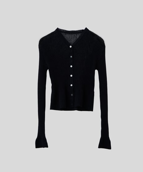 Sheer Rib Cardigan
