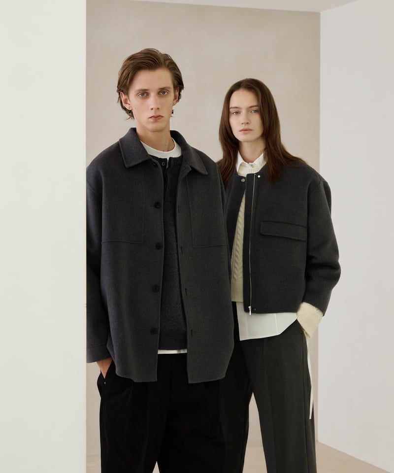 Na.e x DAEL】 Wool Cashmere SHIRT JACKET | Na.e