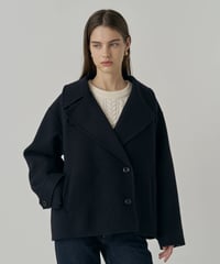 Sculpt Melton Coat