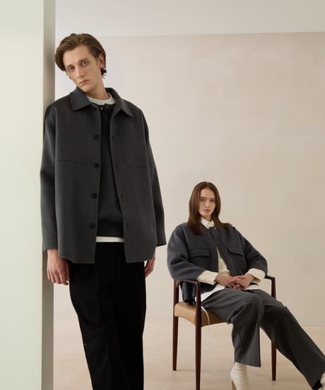 【Na.e x DAEL】 Wool Cashmere SHIRT JACKET