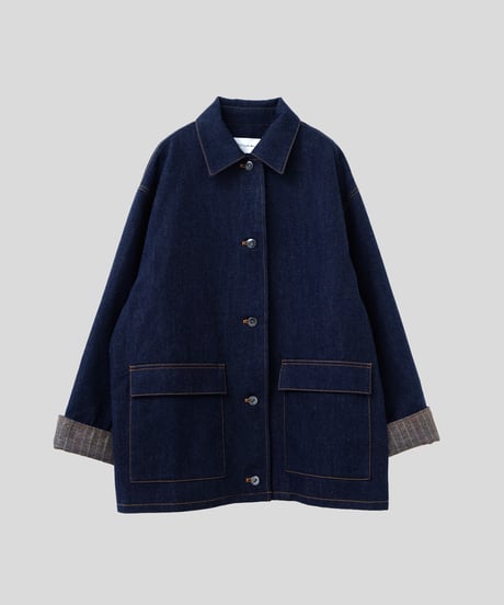 Wool Blend Denim Jacket