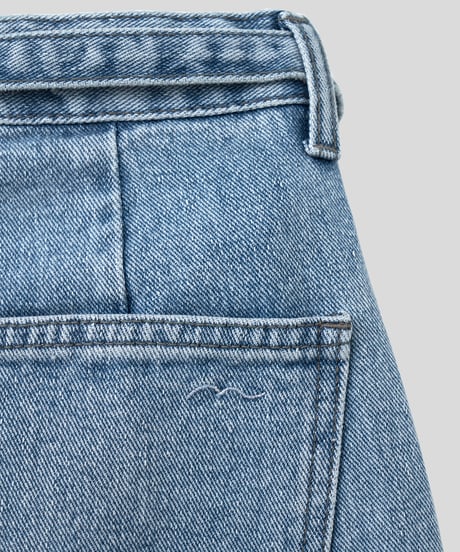 [Na.e Jeans]Belted Straight Jeans