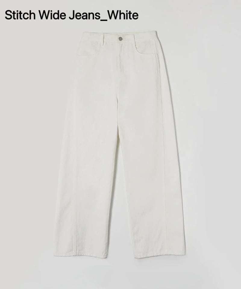 Outlet Jeans_Ⅱ] Wide Loose Jeans &Stitch Wide