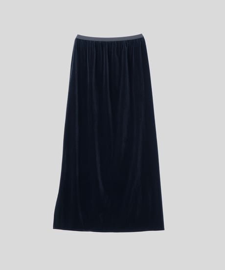 Narrow Velours Skirt