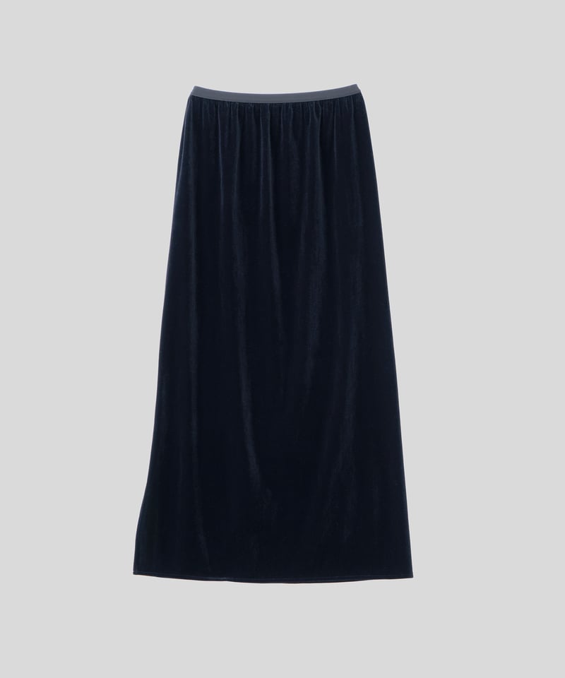 Narrow Velours Skirt | Na.e