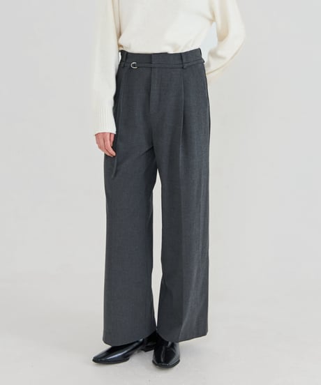 Straight Belt Slacks
