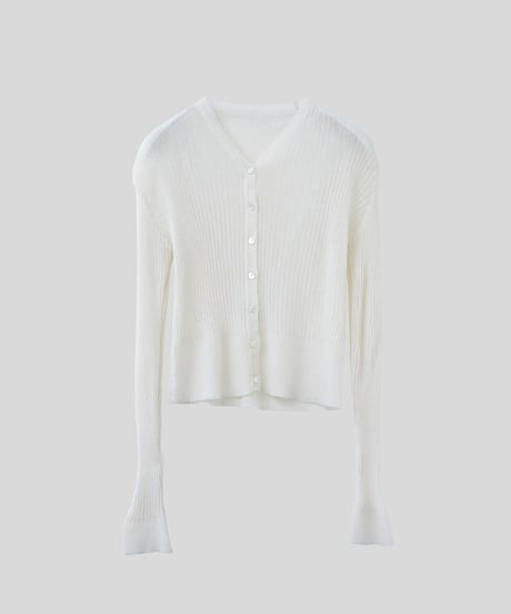 Sheer Rib Cardigan