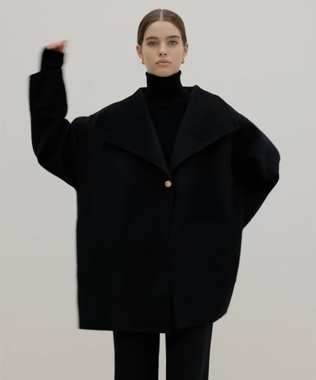 【PREMIUM LABEL】Cashmere Half Coat