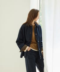 Wool Blend Denim Jacket