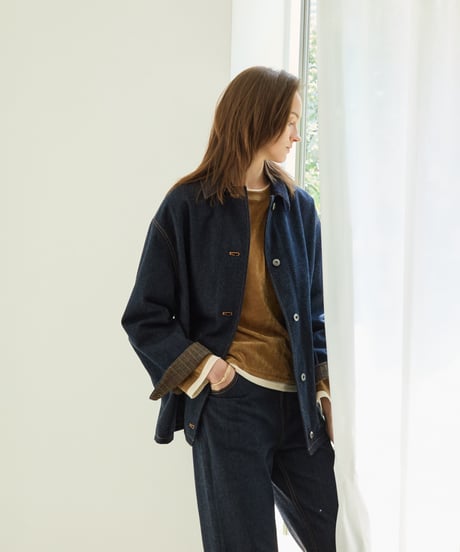 Wool Blend Denim Jacket