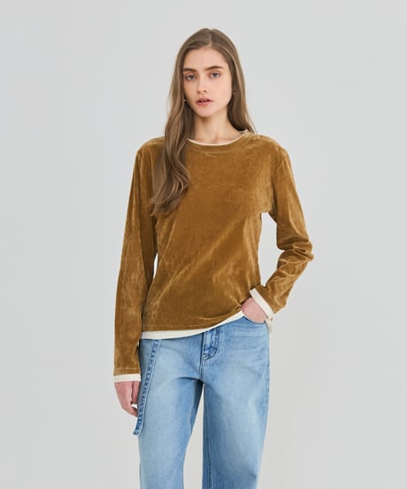 Layered Velour T