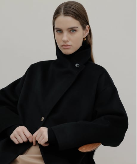【PREMIUM LABEL】Cashmere Half Coat