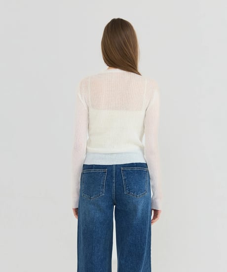 Sheer Rib Cardigan