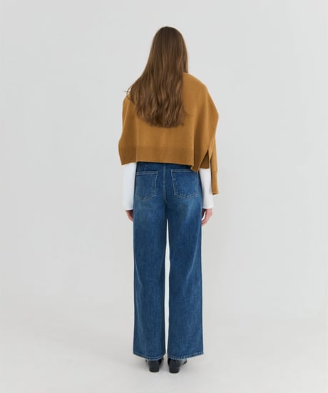 [Na.e Jeans]Belted Straight Jeans