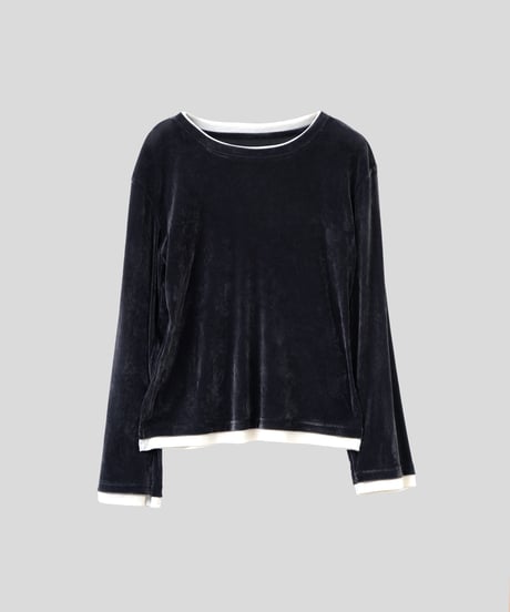 Layered Velour T