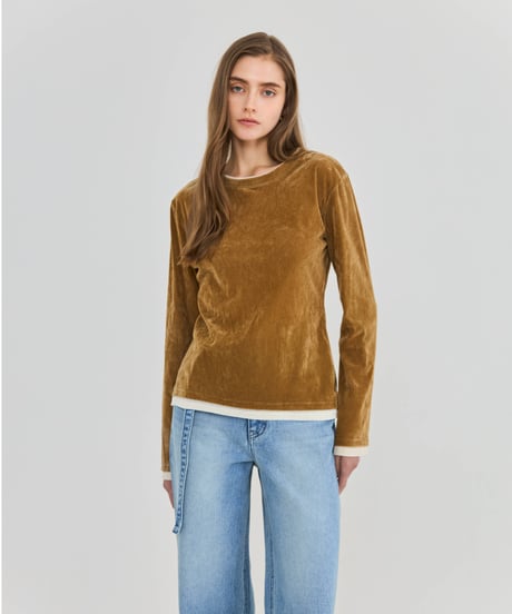 Layered Velour T